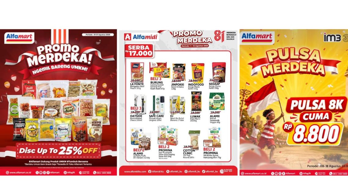 Daftar Promo Kemerdekaan 2026, Banyak Diskon Menarik Sambut 17 Agustus! 15 Promo kemerdekaan 2026