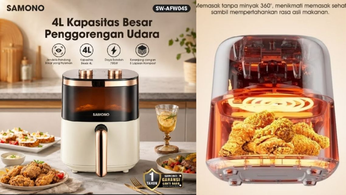 11 Rekomendasi Air Fryer Low Watt yang Hemat Listrik dan Praktis Dipakai 21 Air Fryer low watt (9)