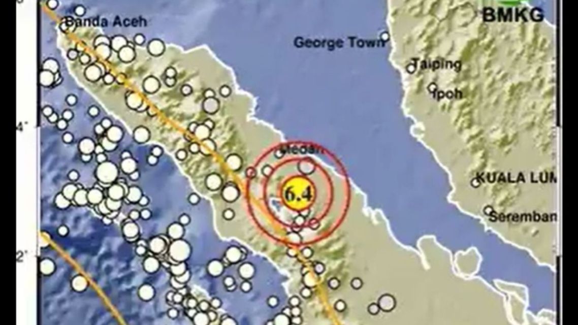 Gempa di Indonesia Terjadi Berdekatan, Benarkah Ada Kaitannya dengan Ring of Fire? 8 Pusat gempa di simalungun, Sumatera utara