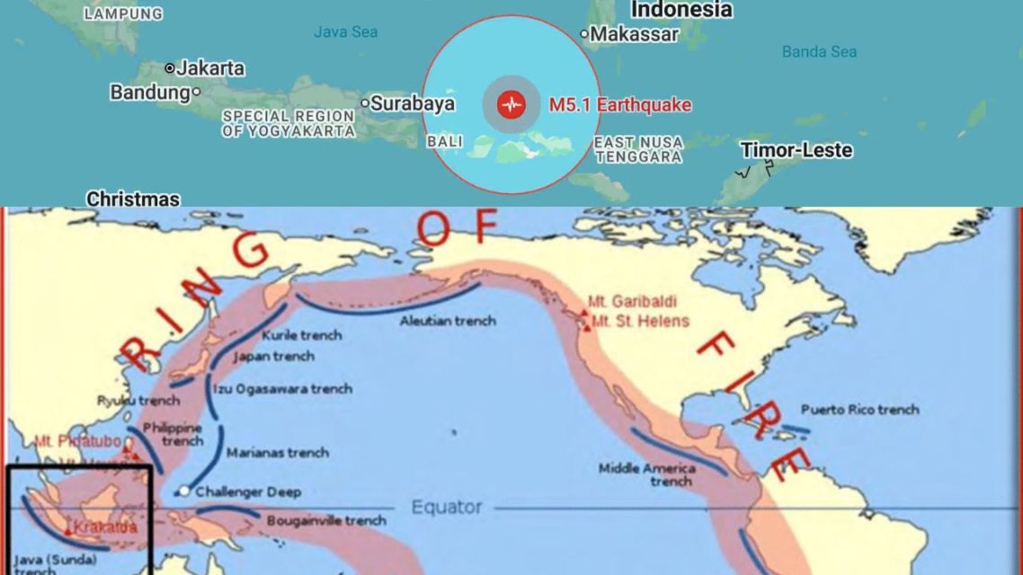 Gempa di Indonesia Terjadi Berdekatan, Benarkah Ada Kaitannya dengan Ring of Fire? 11 Gempa di indonesia