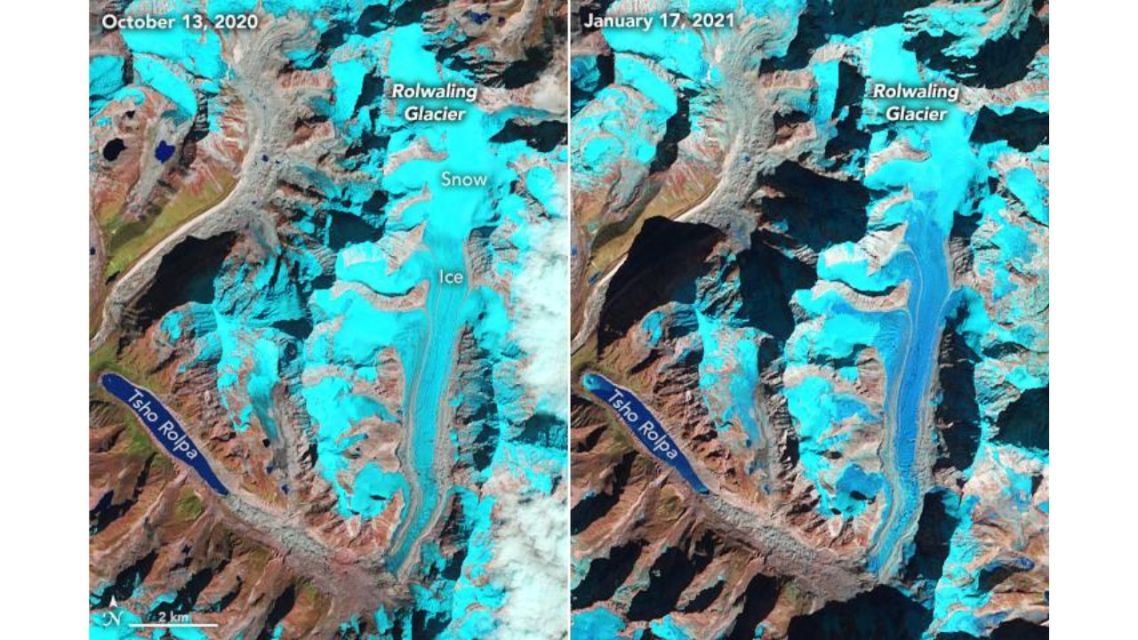 Gletser Runtuh Picu Banjir Nepal, 392 Tewas dan 1.468 Hilang 15 Gletser Himalaya di Nepal dan risiko perubahan iklim