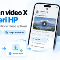 Cara simpan video X ke galeri HP, bisa di Android dan iPhone tanpa aplikasi