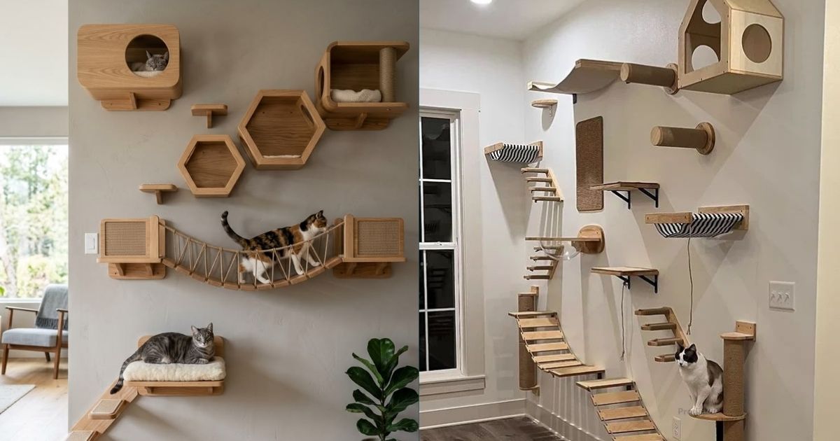 Super Cantik, 7 Ide Cat Room Design di Ruangan Sempit yang Nyaman 8 hipwee-Cat Room Design Sederhana Pakai Ambalan