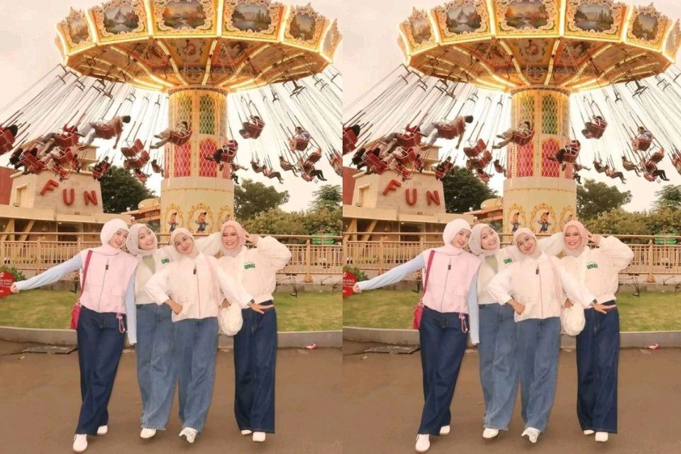 7 Ide OOTD Dufan Hijab yang Nyaman dan Stylish, Ada Mid Size Friendly! 9 hipwee-Jaket Varsity dan Celana Jeans Boyish
