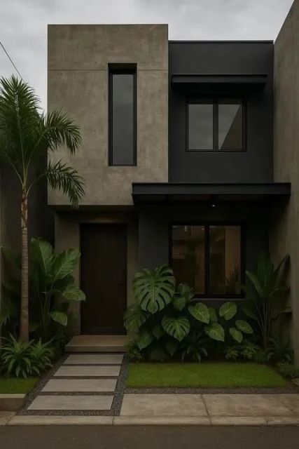7 Kombinasi Warna Cat Kusen Pintu dan Jendela yang Bagus 8 kusen hitam