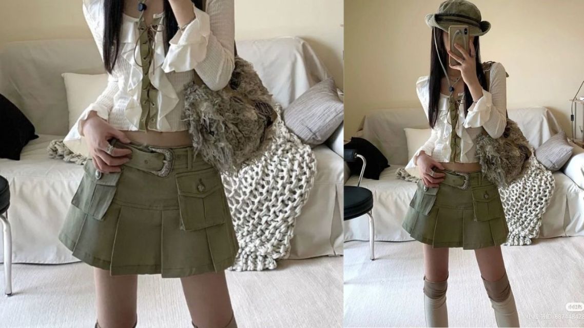 11 Ide Outfit Gyaru Ini Bikin Gayamu Makin Standout, Yuk Coba! 23 Ide outfit Gyaru (11)