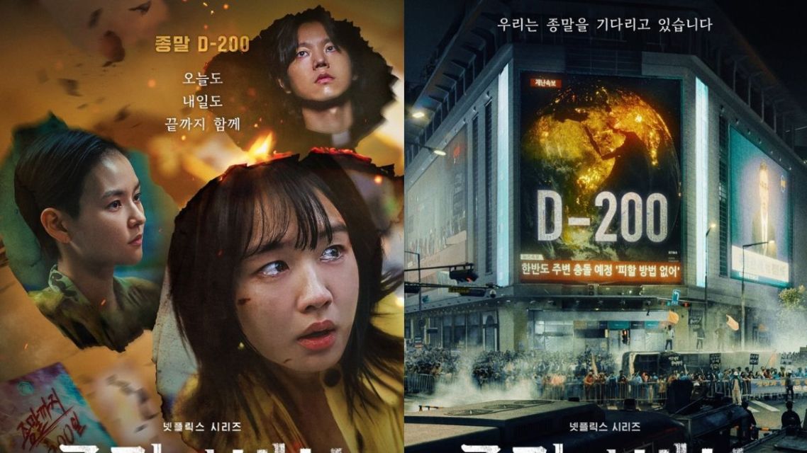 Relevan Buat Ditonton Sekarang, Ini 7 Drakor yang Lagi Ramai tentang Isu Sosial 9 Poster drakor Goodbye Earth tentang kekacauan menjelang kiamat asteroid