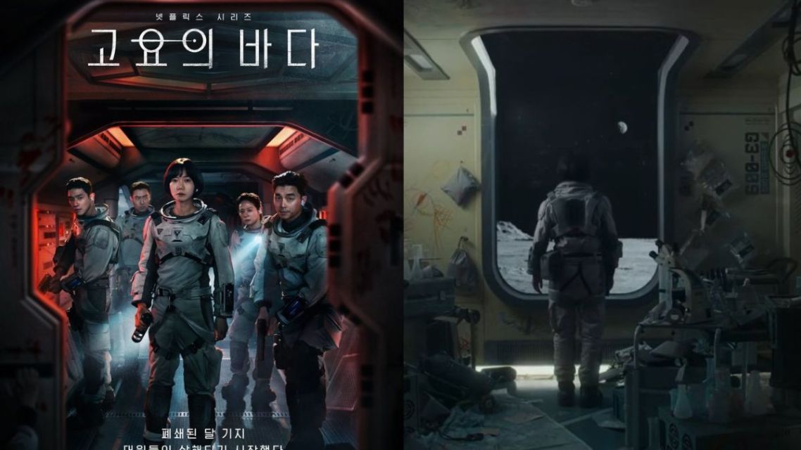 Relevan Buat Ditonton Sekarang, Ini 7 Drakor yang Lagi Ramai tentang Isu Sosial 8 Poster drakor The Silent Sea dengan latar misi luar angkasa dan krisis air