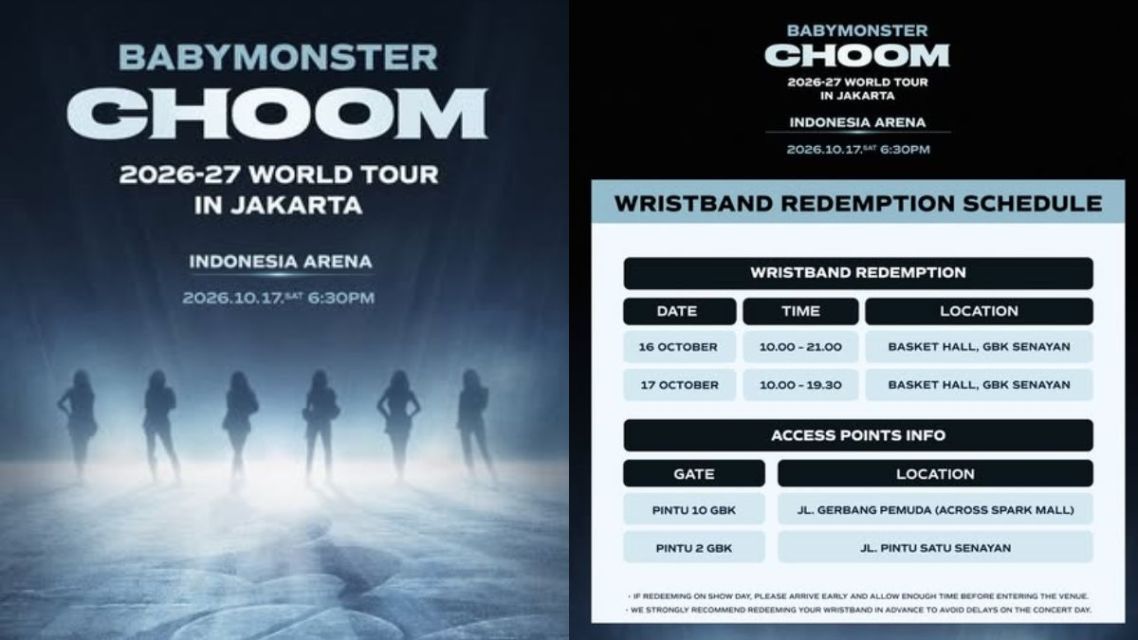 Cara Tukar Tiket Konser BABYMONSTER 2026 & Jadwalnya 5 jadwal penukaran tiket konser babymonster