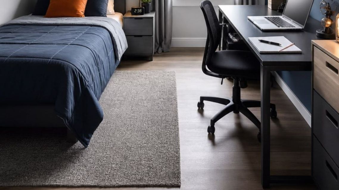 9 Tips Make Over Kamar Kost 3x3 Low Budget di Bawah 1 Juta 15 karpet kecil kamar