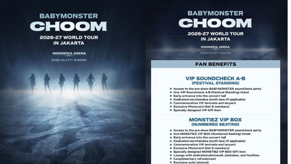 Cara Tukar Tiket Konser BABYMONSTER 2026 & Jadwalnya 7 tiket babymonster jakarta